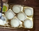 A picture of step 6 of Raw mango candy and Aamrakhand filled Chocolates.