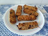 Barritas energéticas avena con frutas y frutos secos