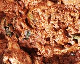 A picture of step 7 of Chicken Curry (with Almond + Poppy Seeds).