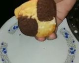 A picture of step 8 of Easy eggless chocolate marble cookies 🍪.