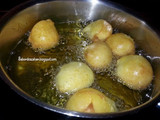 Buñuelos de viento rellenos de crema pastelera