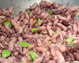Foto langkah ke 3 dari resep Tumis Cumi Asin Pete.