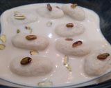 A picture of step 5 of Ras Malai.