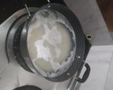 A picture of step 1 of Palak paneer Biryani.
