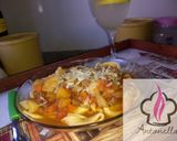 Foto del paso 7 de la receta: Tallarines 🍝❤️