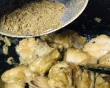 A picture of step 3 of Chicken afghani pulao.