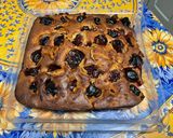 Une image de l'étape 14 de Gâteau aux prunes et fruits confits au rhum.