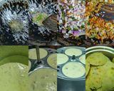 A picture of step 2 of Vegetable idli.