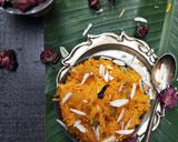 A picture of step 8 of Meethe Chawal.