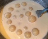 A picture of step 7 of Suji Ras Malai.