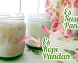 Foto langkah ke 6 dari resep Es kopi pandan dan es susu pandan.