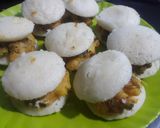 A picture of step 3 of Idli sandwich.