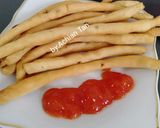 Foto langkah ke 3 dari resep Stik tepung ketan rose brand.