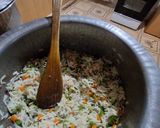 A picture of step 1 of Vegetable Rice with Beef Stew🍛.