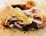 Foto del paso 9 de la receta: Tacos de Costilla  de Cerdo a las dos salsas Barbacoa y Raita