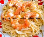 Hình ảnh bước 3 Mì Ý Sốt Sữa Phô Mai