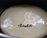 A picture of step 3 of Kesar Pista Peda.