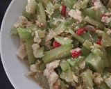 Foto langkah ke 7 dari resep Tumis Labu Siam Telur.