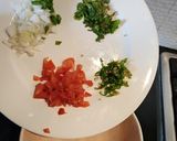 A picture of step 1 of Vegetable Omelate.