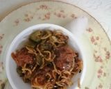 A picture of step 4 of Maggi manchurian.
