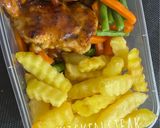 Foto langkah ke 2 dari resep Chicken steak barbecue.