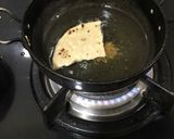 A picture of step 2 of Leftover roti sandwich.