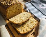 Foto langkah ke 8 dari resep Seedy Sandwich Bread (Roti tawar gandum dan biji2an).