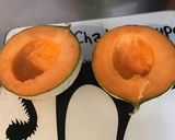Une image de l'étape 1 de Paniers de melon à la pancetta Corse grillée et tomate Tiverta.