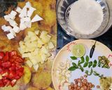 A picture of step 1 of Shamak khichdi.