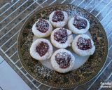 A picture of step 5 of Coconut, Almond and Raspberry Cups.