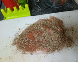 Foto del paso 5 de la receta: Pollo al horno envuelto en champiñones