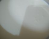 A picture of step 1 of Badam milk.