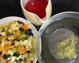 A picture of step 1 of Healthy Fruit Punch (2 way Summer Coolers).