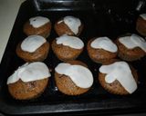Foto del paso 8 de la receta: Muffins de naranja y amapola con glace de agua de azahar