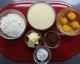 Foto del paso 1 de la receta Bizcocho marmolado con chocolate