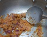 A picture of step 8 of Bread Masala.