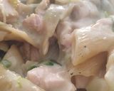 Foto del paso 3 de la receta: Fideos con salsa de pollo y verdeo