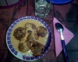 A picture of step 14 of Doudh Gokul pitha-famous in bengal.