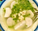 Hình bước làm 3 của món Canh khoai sọ rau mầm nấu tôm nõn