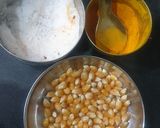 A picture of step 1 of Periperi Popcorn.