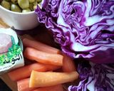 صورة لخطوة 1 من وصفة سلطة التونة والخضار الطازجة 🥗💜🥗