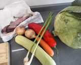 Foto del paso 1 de la receta: Noodles de calamar y col