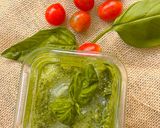 A picture of step 4 of Creamy Cashew Basil Pesto.