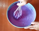 Foto langkah ke 5 dari resep Kue Talam Ubi Ungu.