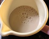A picture of step 1 of Peruvian hot chocolate - vegan.