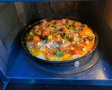 A picture of step 3 of Capricciosa Ortolana Pizza.