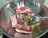 A picture of step 1 of Pork Belly Curry With Rosemary.