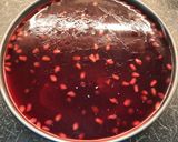A picture of step 10 of Pomegranate Cheesecake.