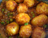 A picture of step 6 of "Lababdar Aloo -Mattar".