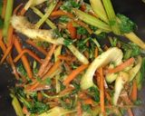 A picture of step 5 of Celery & Carrot Kimpira Stir-fry.